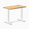 Desky zero mini hardwood fixed desk hardwood teak - Desky