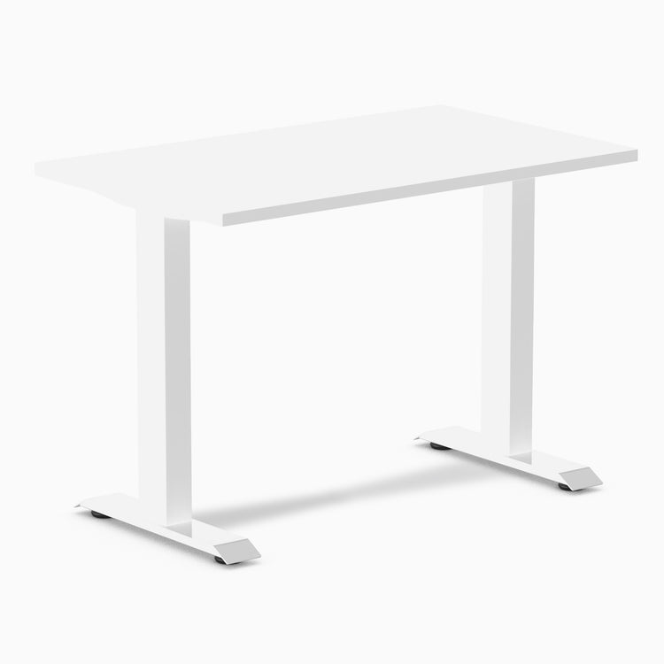 Desky fixed mini melamine desk white melamine