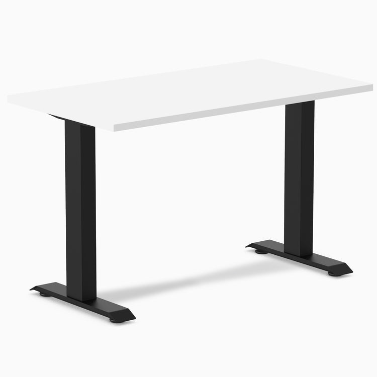 Desky fixed mini melamine desk white melamine