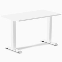 Desky fixed mini melamine desk white melamine