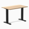 Desky zero mini hardwood fixed desk hardwood white ash - Desky