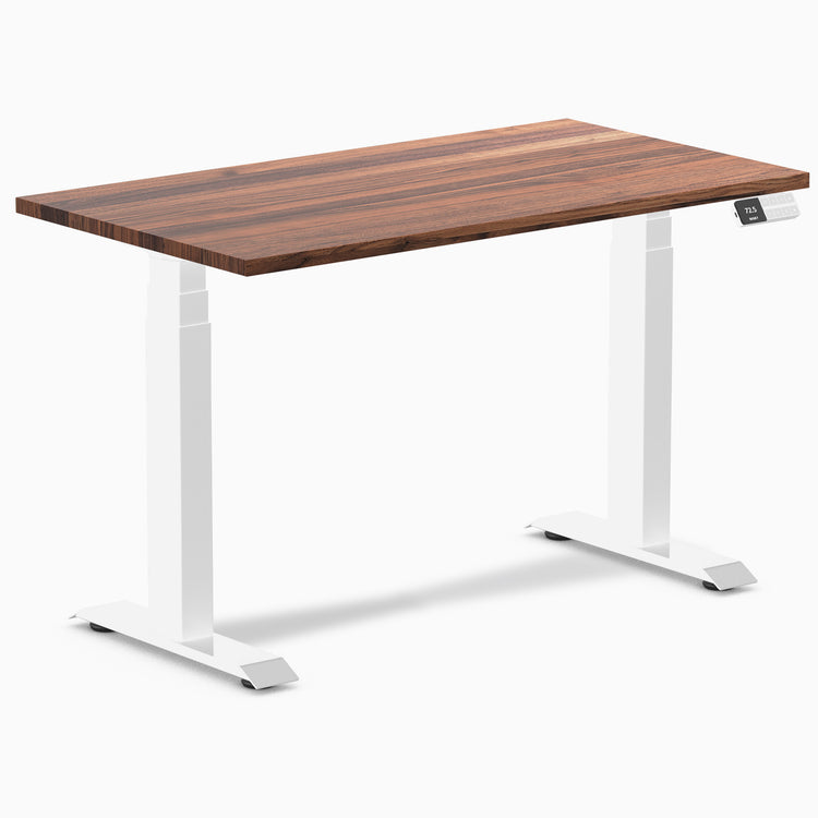 Desky Dual Mini Hardwood Sit Stand Desk-Hardwood Walnut Desky®