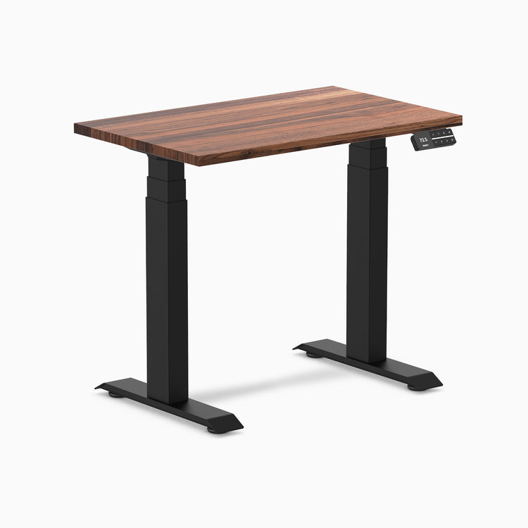 Almost perfect hardwood walnut mini standing desk - Desky