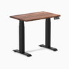 Almost perfect hardwood walnut mini standing desk - Desky