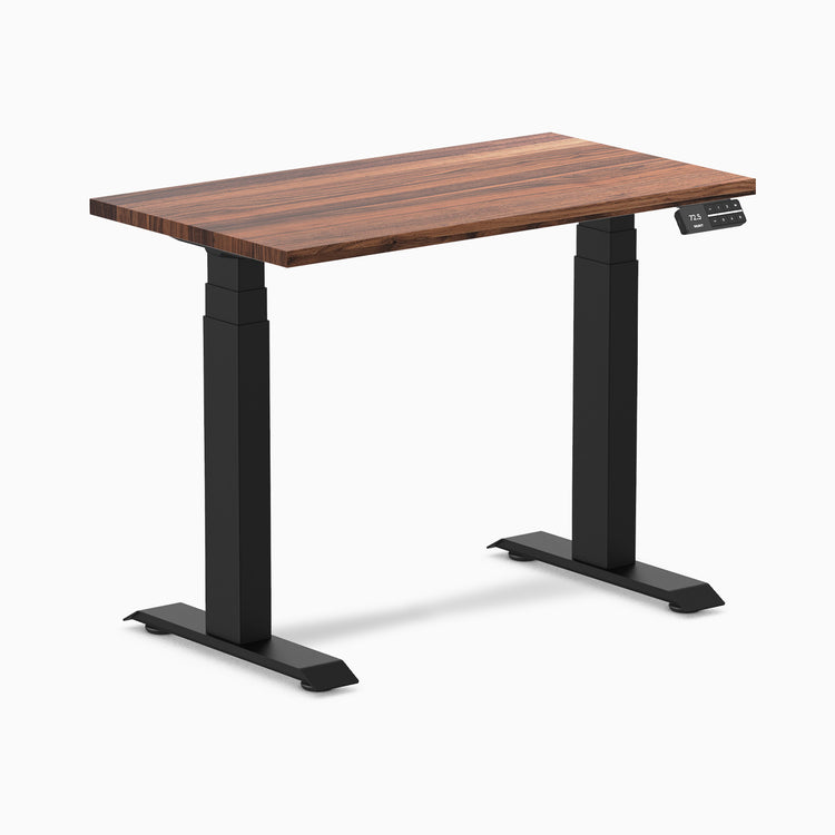 Almost perfect hardwood walnut mini standing desk - Desky