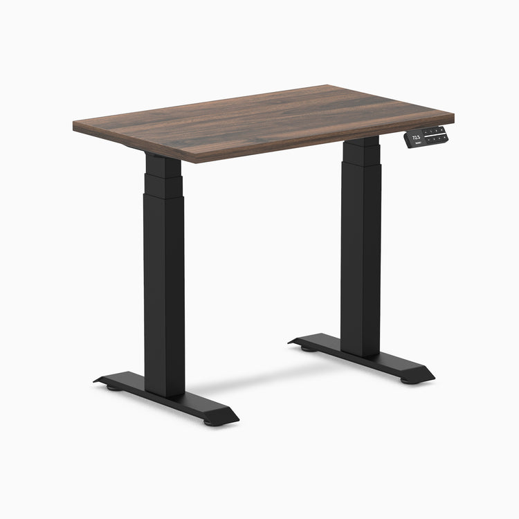 Desky Dual Mini Sit Stand Desk-jarrah legno Desky®