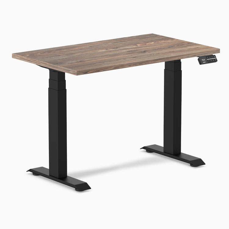 Desky Dual Mini Sit Stand Desk-natural walnut Desky®