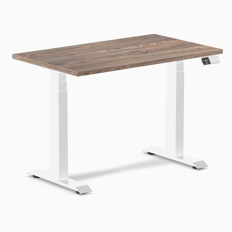 Desky Dual Mini Sit Stand Desk-natural walnut Desky®