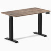 Desky Dual Mini Sit Stand Desk-natural walnut Desky®