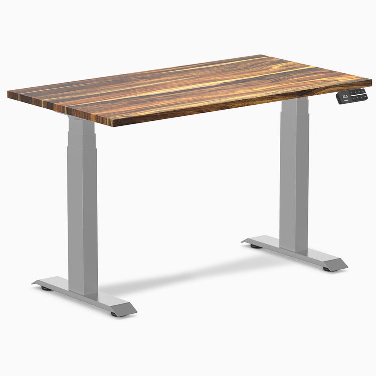 Desky Dual Mini Hardwood Sit Stand Desk