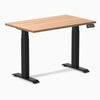 Desky Dual Mini Hardwood Sit Stand Desk-Hardwood Red Oak Desky®