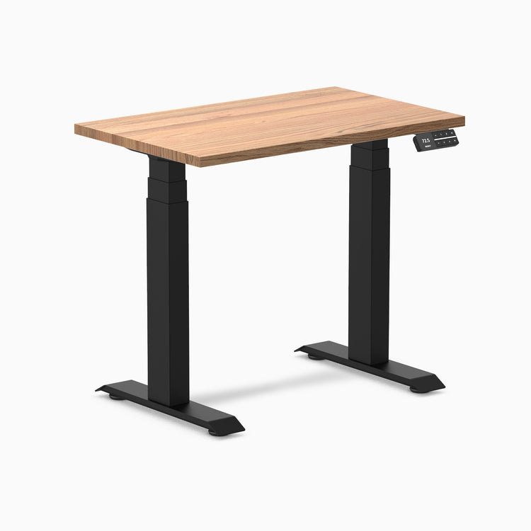 Almost perfect hardwood red oak mini standing desk - Desky