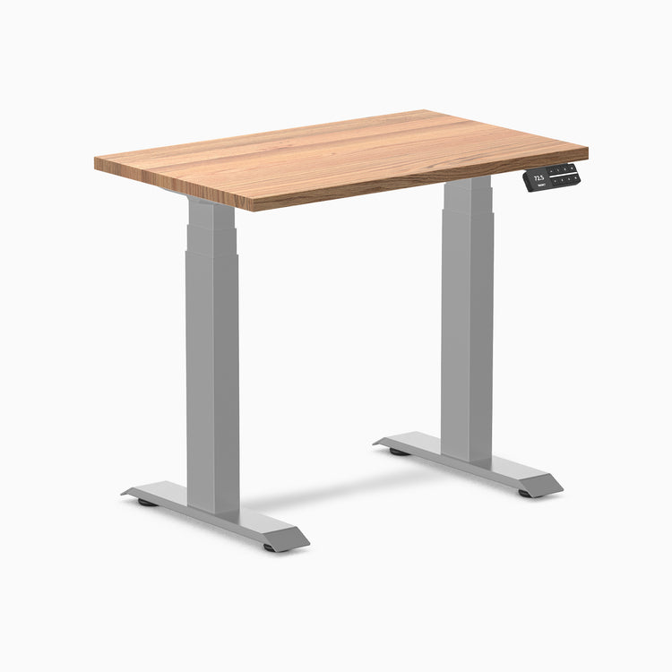 Almost perfect hardwood red oak mini standing desk - Desky