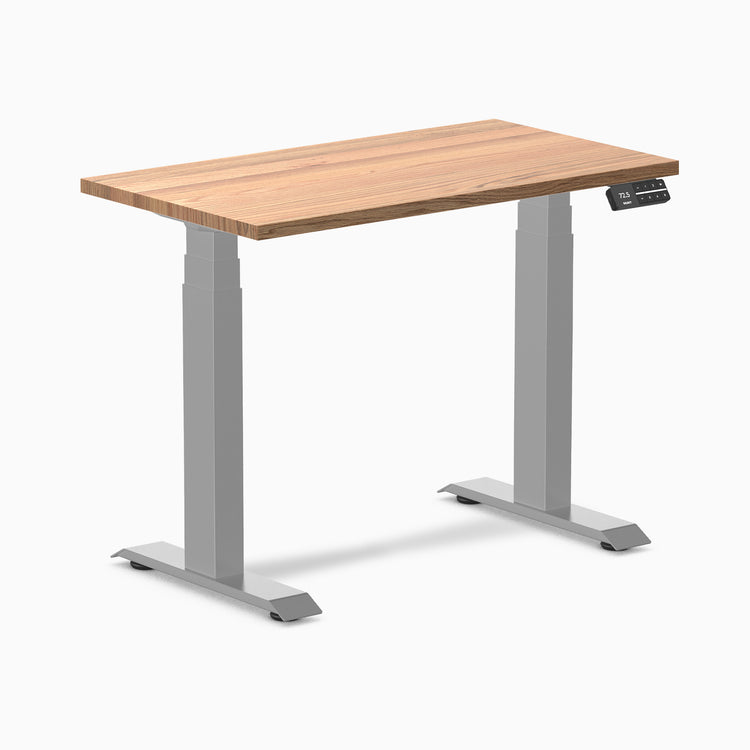 Almost perfect hardwood red oak mini standing desk - Desky