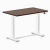 Dual mini rubberwood dark walnut standing desk - Desky