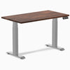 dual mini softwood standing desk rustic pine - Desky