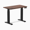 dual mini softwood standing desk rustic pine - Desky