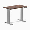 dual mini softwood standing desk rustic pine - Desky