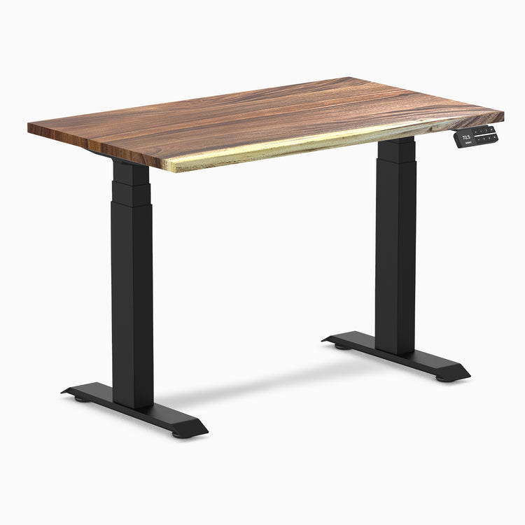 Desky Dual Mini Hardwood Sit Stand Desk-Hardwood Saman Desky®