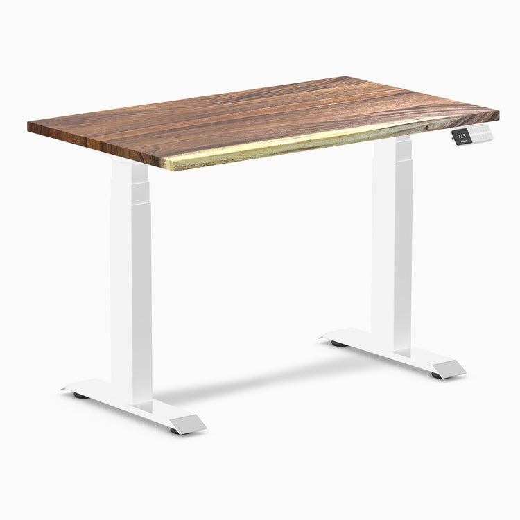 Almost perfect hardwood saman mini standing desk - Desky