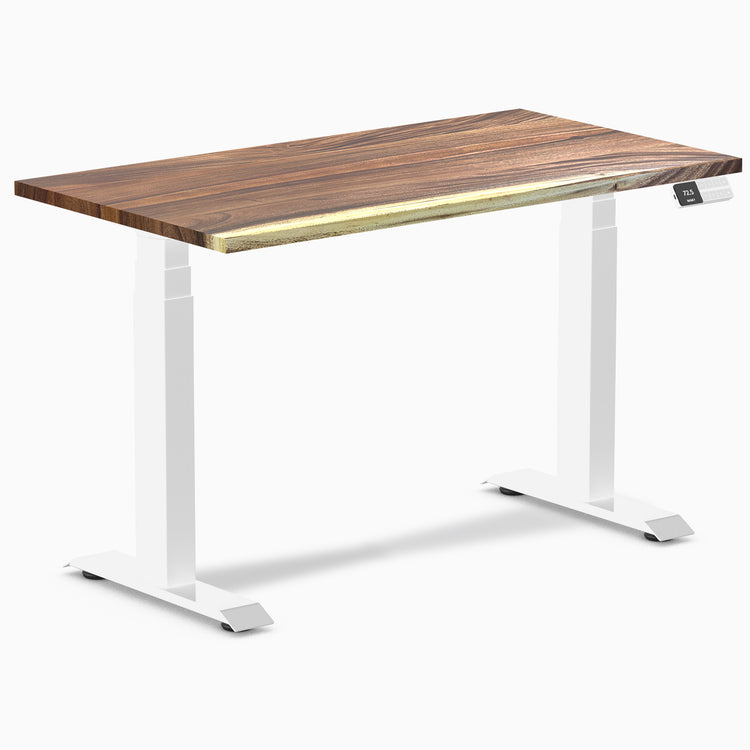 Almost perfect hardwood saman mini standing desk - Desky