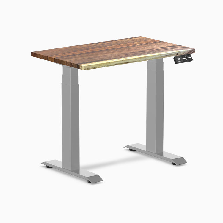 Almost perfect hardwood saman mini standing desk - Desky