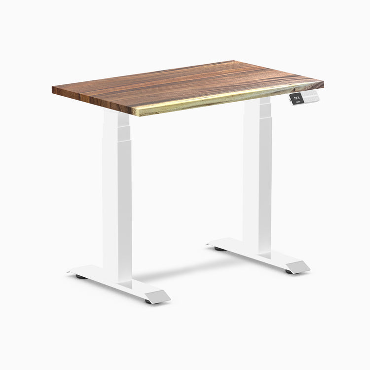 Almost perfect hardwood saman mini standing desk - Desky