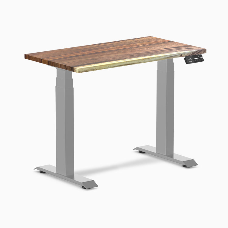 Almost perfect hardwood saman mini standing desk - Desky