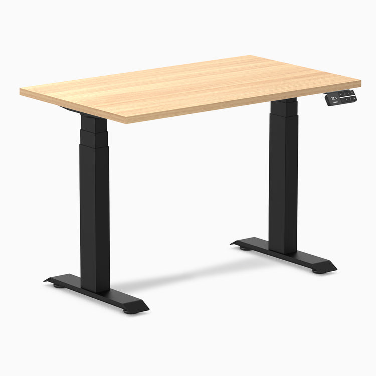 Desky Dual Mini Sit Stand Desk-sublime teak Desky®