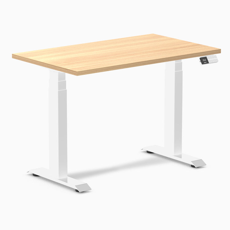 Desky Dual Mini Sit Stand Desk-sublime teak Desky®