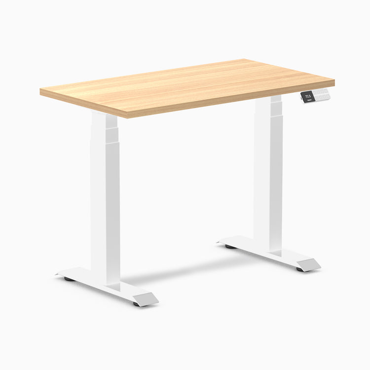 Desky Dual Mini Sit Stand Desk-sublime teak Desky®