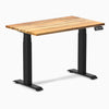 Almost perfect hardwood teak mini standing desk - Desky