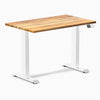 Desky Dual Mini Hardwood Sit Stand Desk-Hardwood Teak Desky®