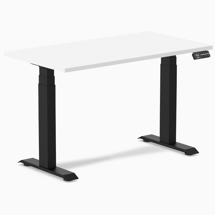 Desky Dual Mini Sit Stand Desk-White melamine Desky®