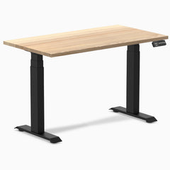 Desky Dual Mini Hardwood Sit Stand Desk-Hardwood White Ash Desky®
