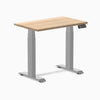 Almost perfect hardwood white ash mini standing desk - Desky