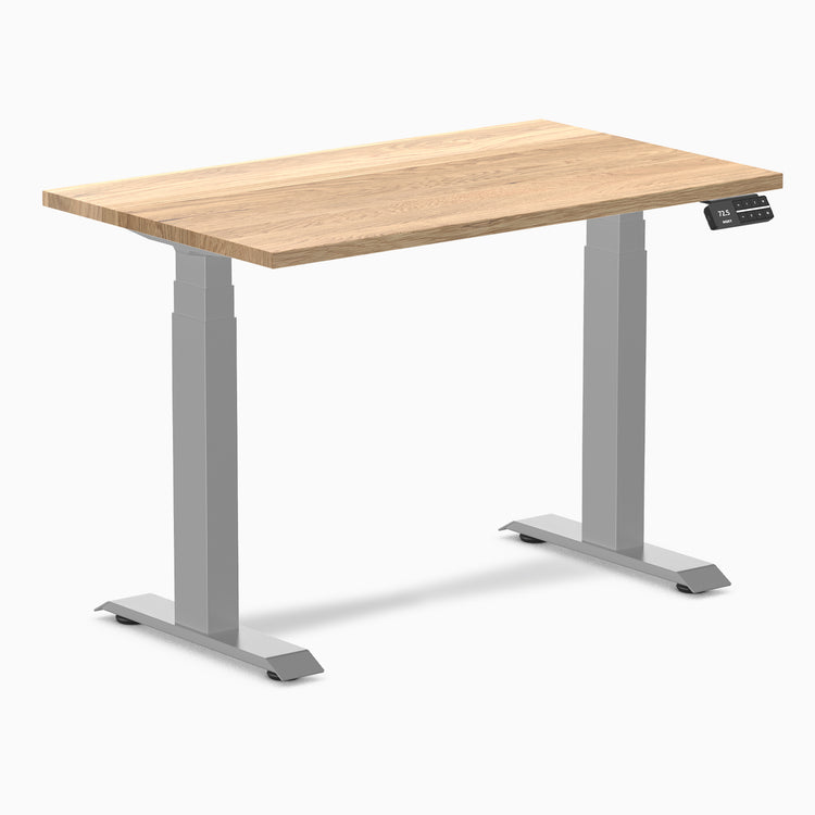 Almost perfect hardwood white oak mini standing desk - Desky