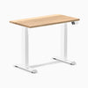 Desky Dual Mini Hardwood Sit Stand Desk-Hardwood White Oak Desky®