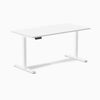 Electric single stand up desk white - Desky