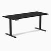 Electric single stand up desk black  - Desky