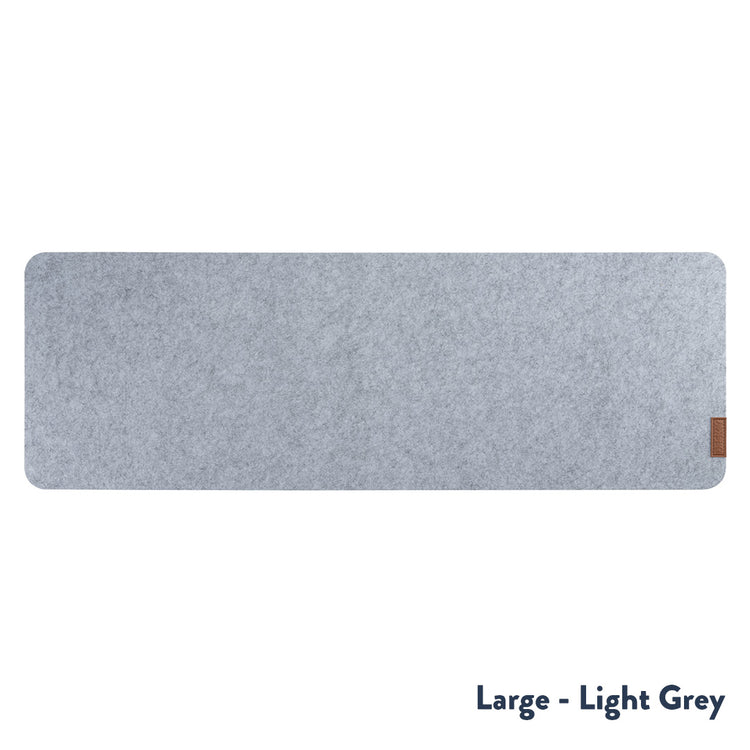 light grey large desk pad