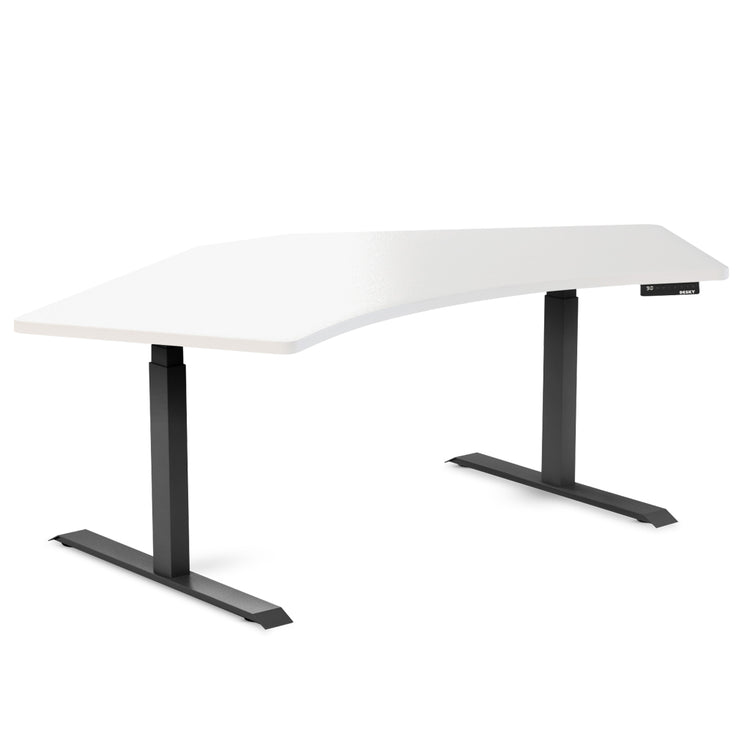 Desky Dual 120 Adjustable Standing Desk White Single - Desky