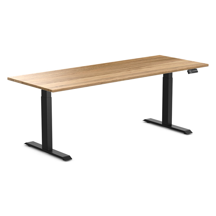 dual hardwood standing desk
