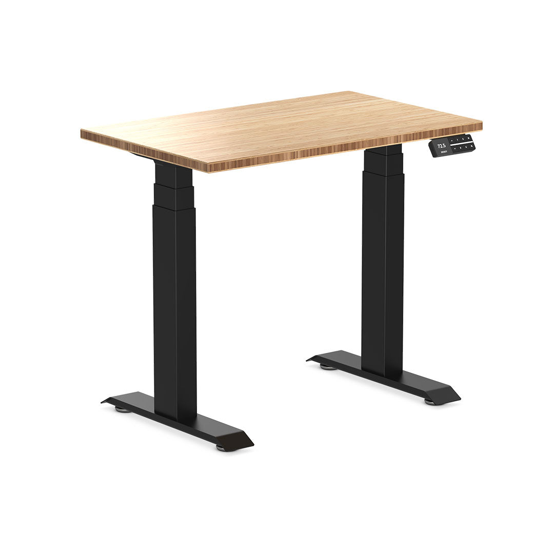 Desky Dual Mini Bamboo Sit Stand Desk