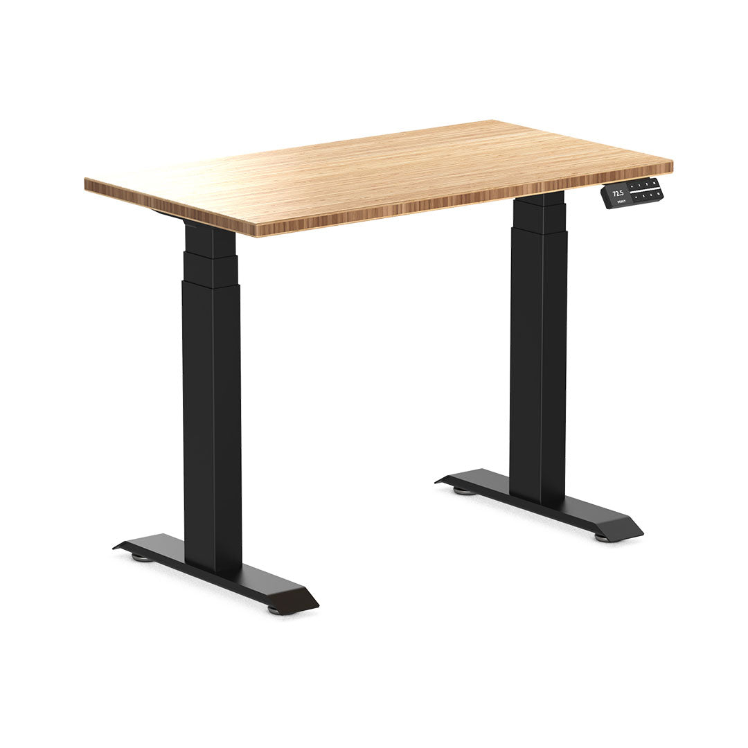 Desky Dual Mini Bamboo Sit Stand Desk