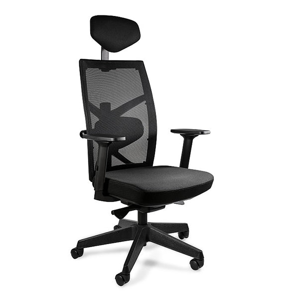 high back ergonomic chair with headrest