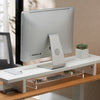 monitor stand organiser clear acrylic