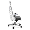 white ergonomic chair for bad back