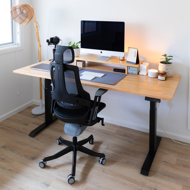 Desky Pro+ Ergonomic Chair Black -Desky®