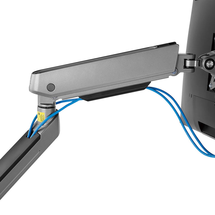 Desky Single LED Monitor Arm Space Grey -Desky®